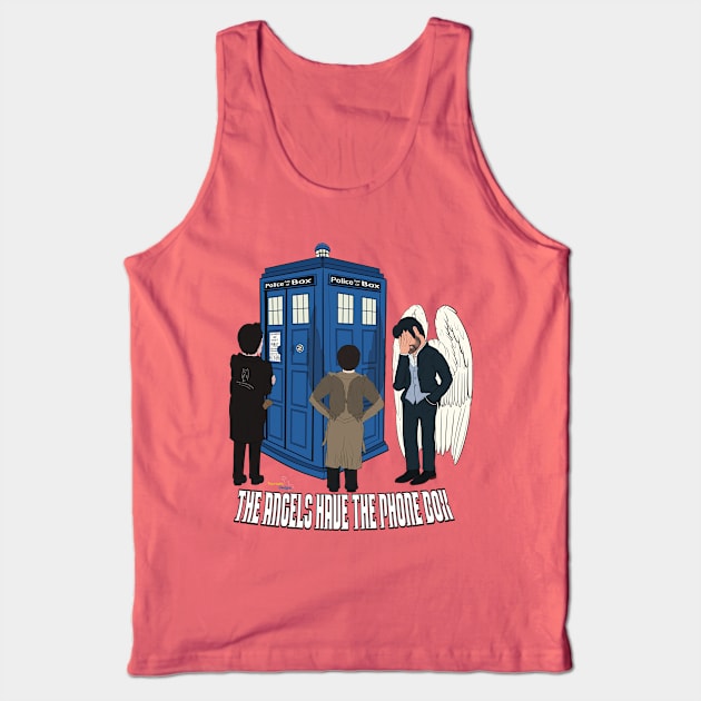 The Angels Have The ‘Phone Box’ Tank Top by tygerwolfe